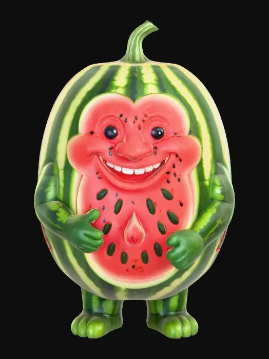 3D model for Melon Buddy, #food#