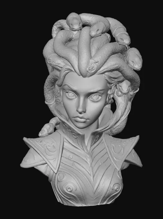 3D model for Mythic Gaze, #villain#