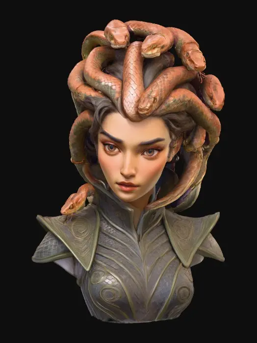 3D model for Mythic Gaze, #villain#