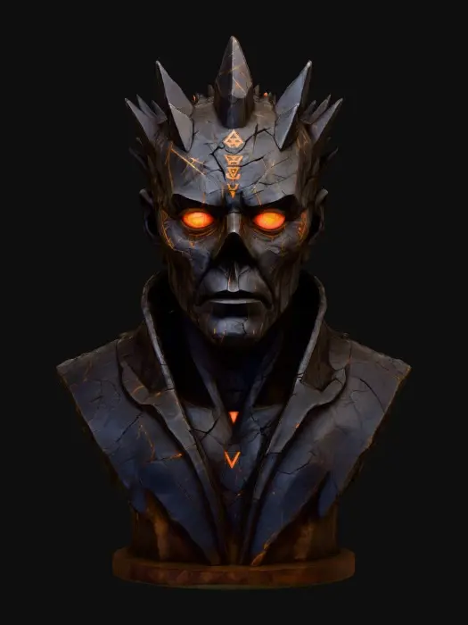 3D model for Molten Sentinel, #villain#