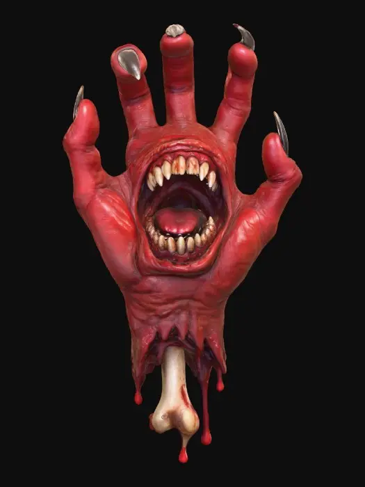 3D model for Monstrous Hand Grasp, #villain#