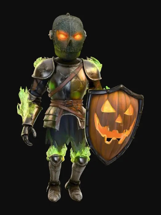 3D model for Pumpkin Knight, #Halloween2025#