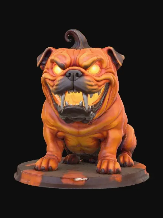 3D model for Pumpkin Pooch, #Halloween2025#