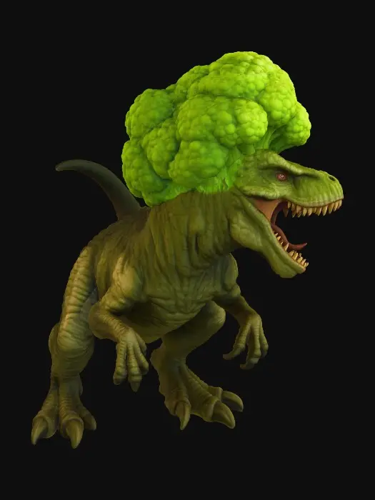3D model for Broccolosaurus Rex