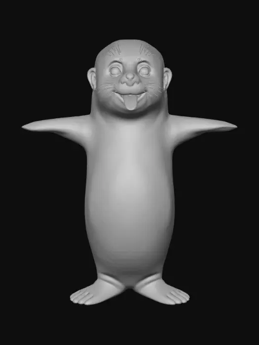 3D model for Whimsical Seal Pup