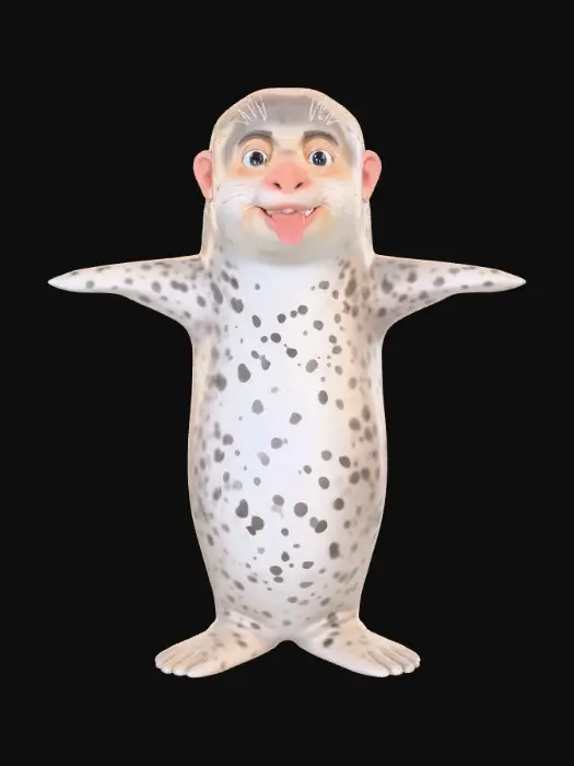 3D model for Whimsical Seal Pup