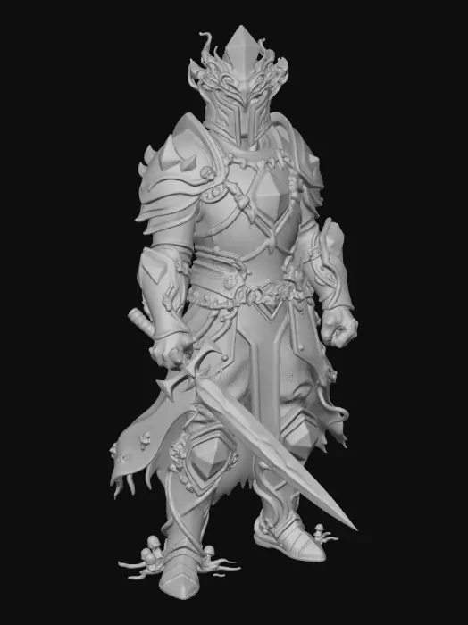 3D model for Crimson Ember Knight
