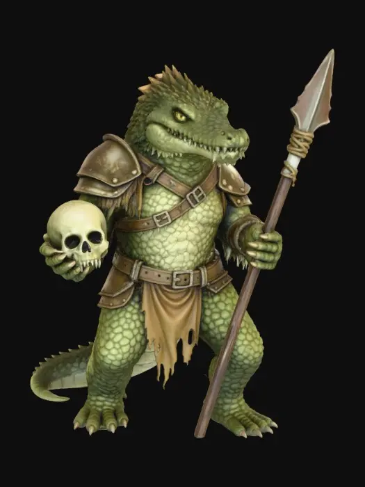 3D model for Gator Warlord