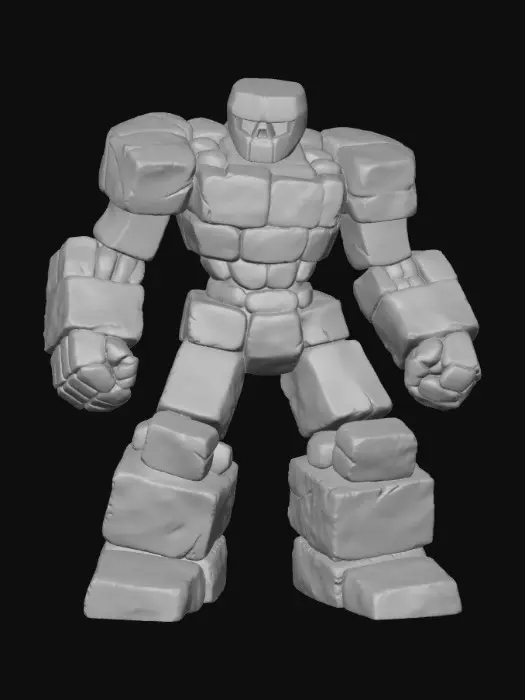 3D model for Stone Golem