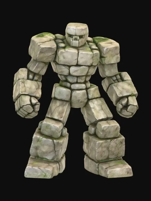 3D model for Stone Golem