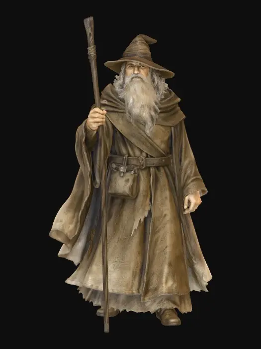 3D model for Wandering Wizard