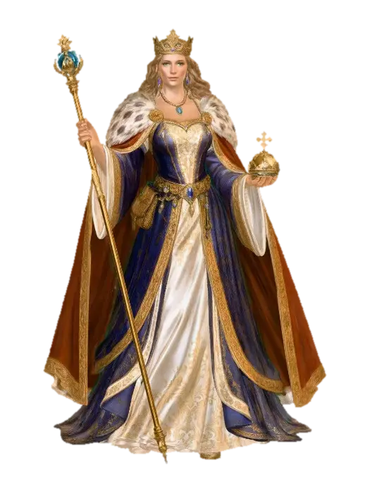 The Golden Queen - Monarch 3D model, vytvořený pomocí AI