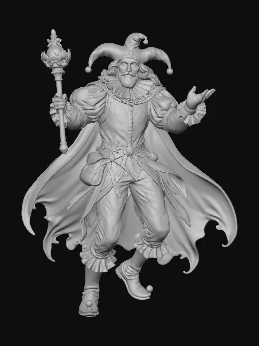 3D model for The Jester King