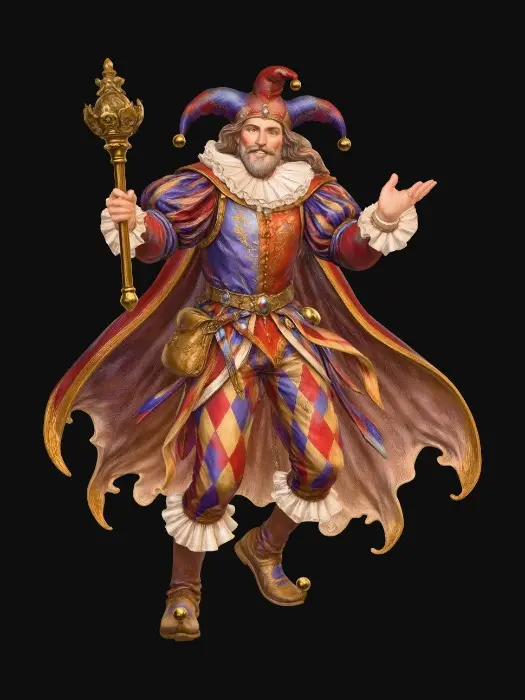 3D model for The Jester King