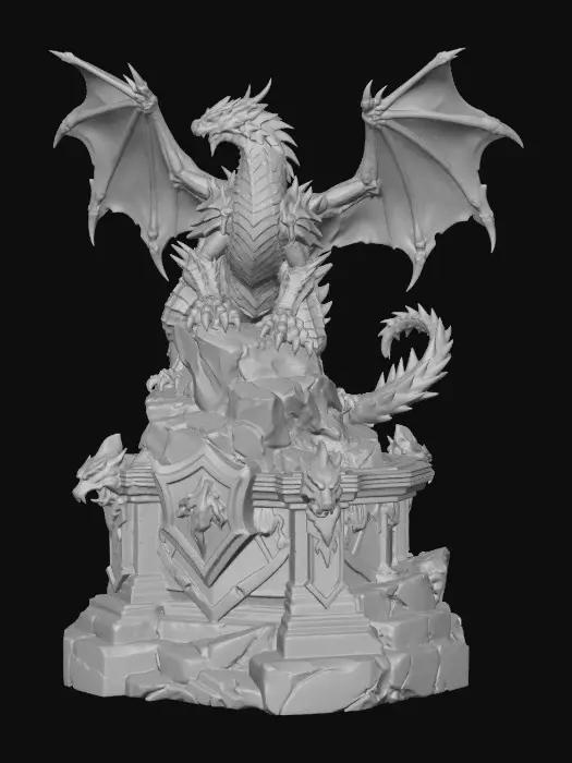 3D model for Dragon of the Stone Shrine