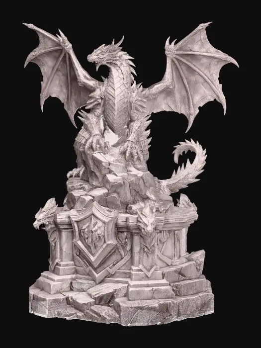 3D model for Dragon of the Stone Shrine