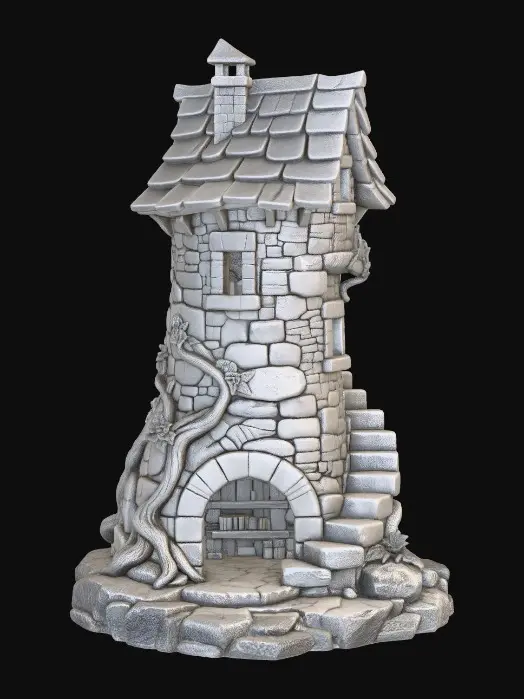 3D model for Rootbound Tower