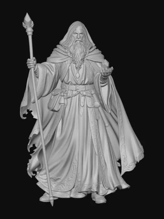 3D model for Archmage of the Crystal Orb