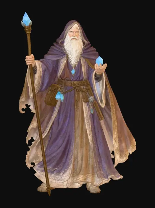 3D model for Archmage of the Crystal Orb