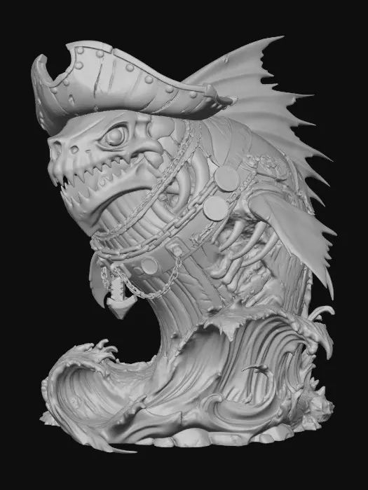 3D model for The Tempest Kraken Skeleton
