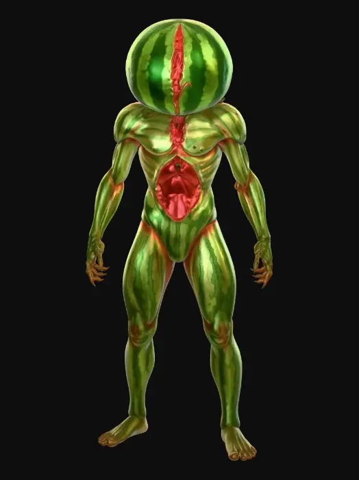 3D model for Watermelon Man