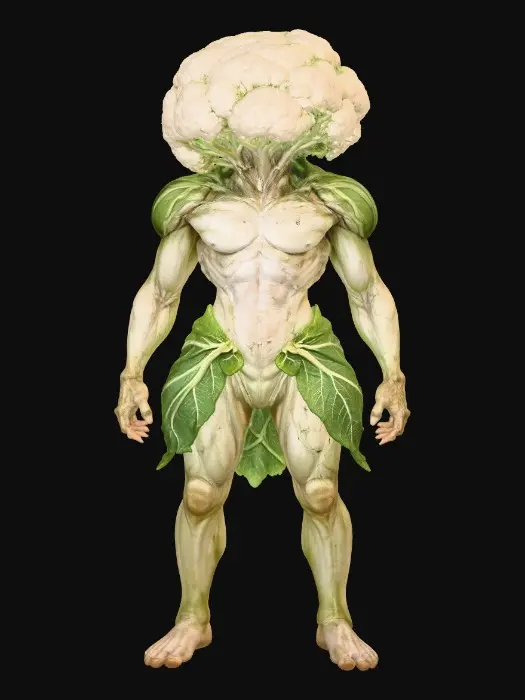 3D model for Cauliflower King