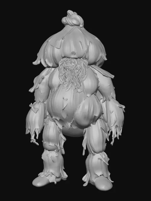 3D model for Garlic Golem