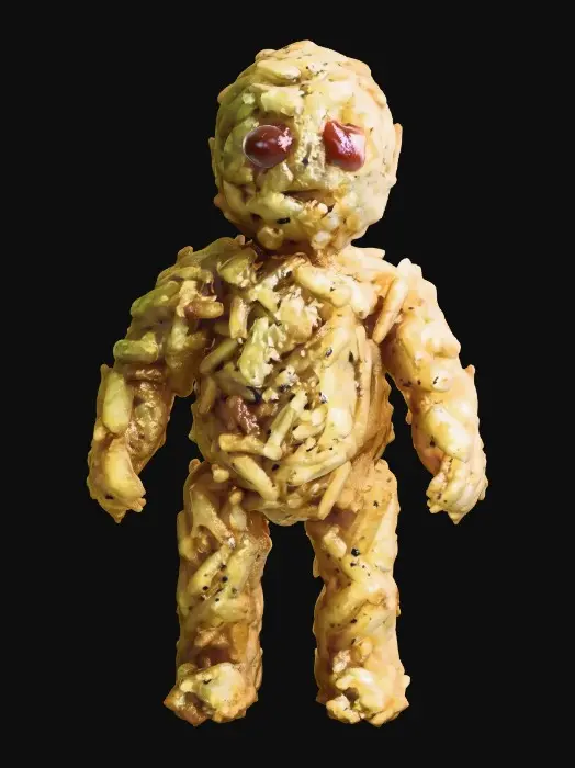3D model for Crispy Hash-Brown Man