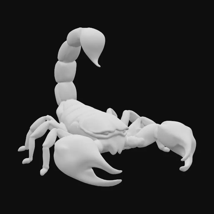 3D model for Glowing Scorpion Sculpture