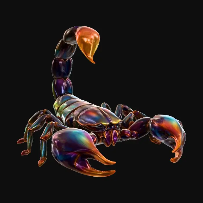 3D model for Glowing Scorpion Sculpture