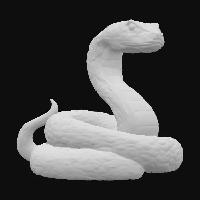 3D model for Iridescent Serpent