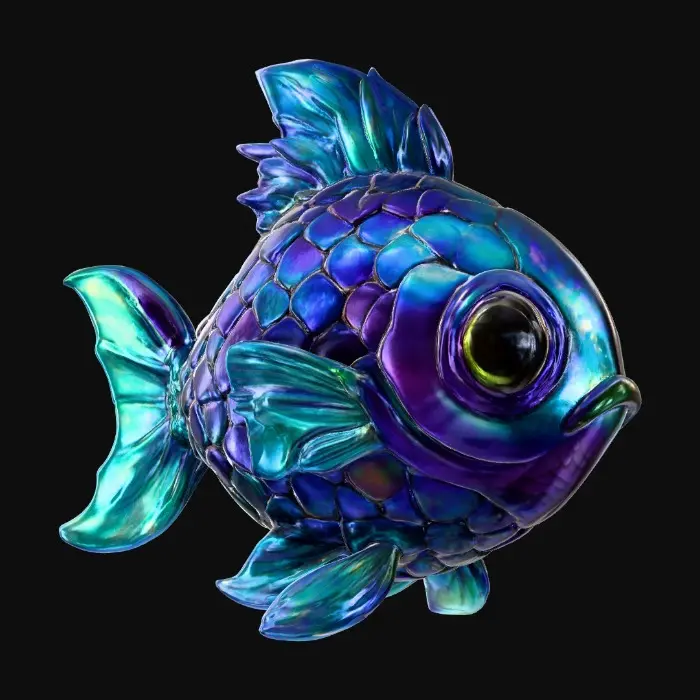 3D model for Iridescent Charm