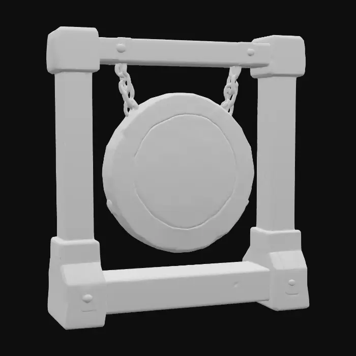 3D model for Rune of Ember Silence, #PBR#