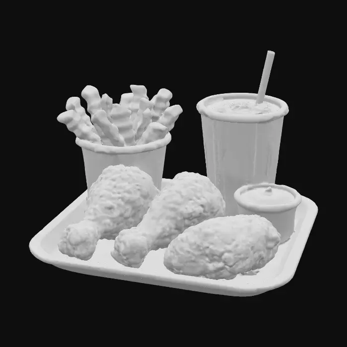 3D model for Fast Food Feast, #food#