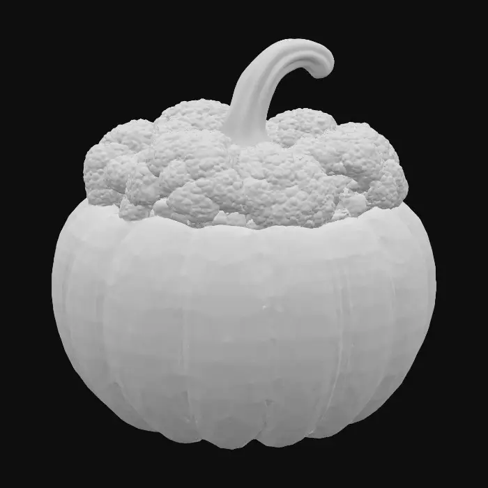 3D model for Autumn Harvest Fusion, #food#