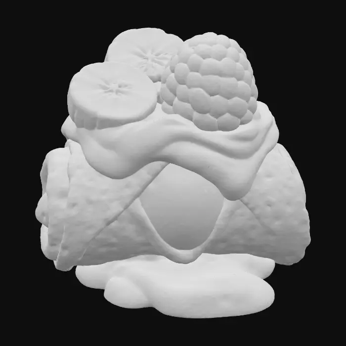 3D model for Banana Delight Fusion, #food#