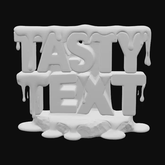 3D model for Caramel Delight, #food#