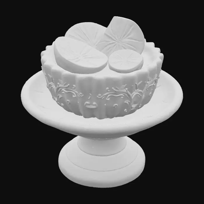 3D model for Citrus Elegance, #food#