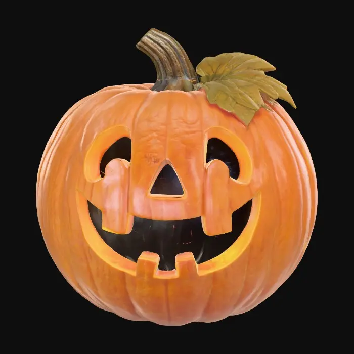 3D model for Jack-o'-Lantern Delight, #food#