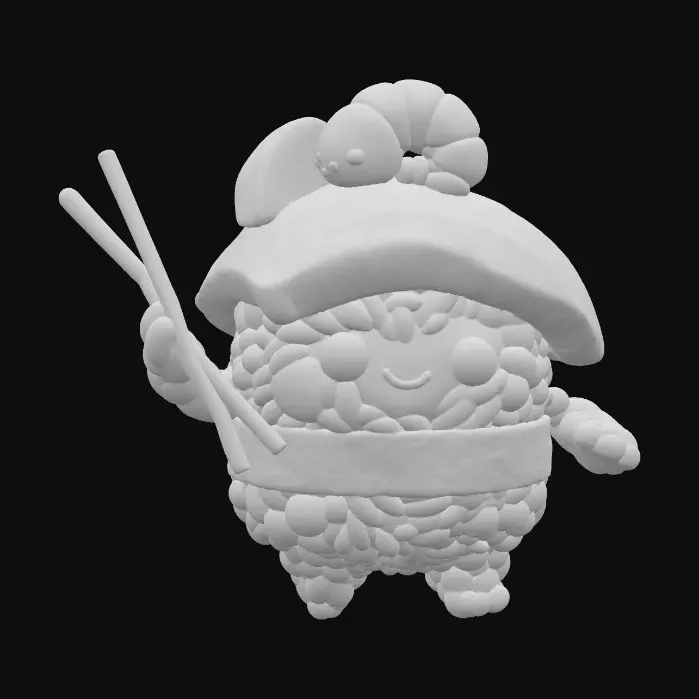 3D model for Sushi Buddy, #food#