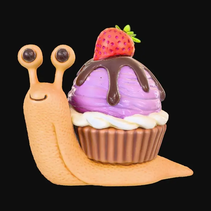 3D model for Snailicious Delight, #food#