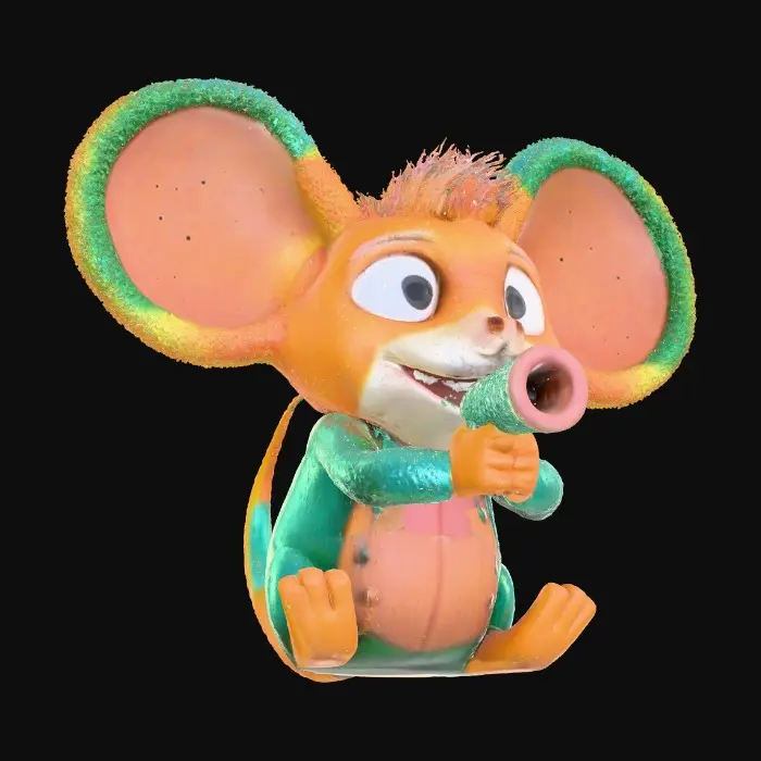 3D model for A Dralbush Snicklefumping Grobbleflutes like a Worzlefin in a Plamborous Nuddlequank.