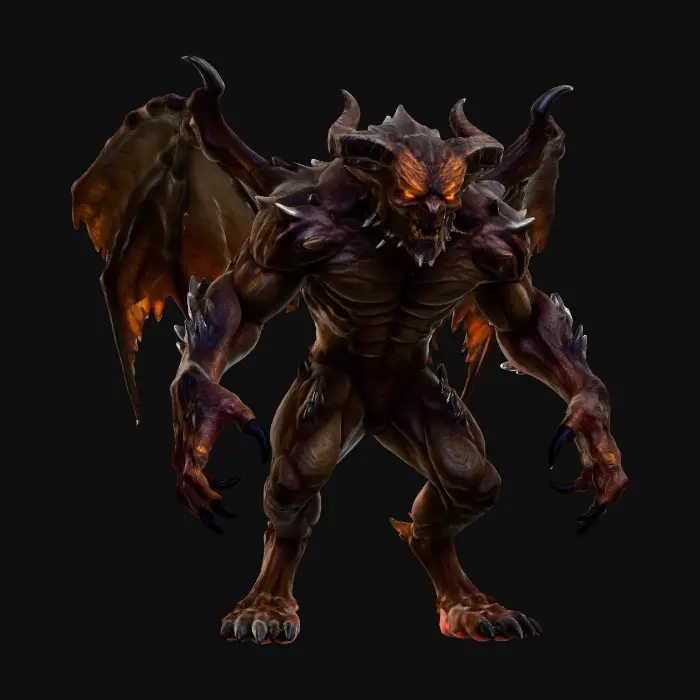 3D model for Infernal Guardian, #villain#
