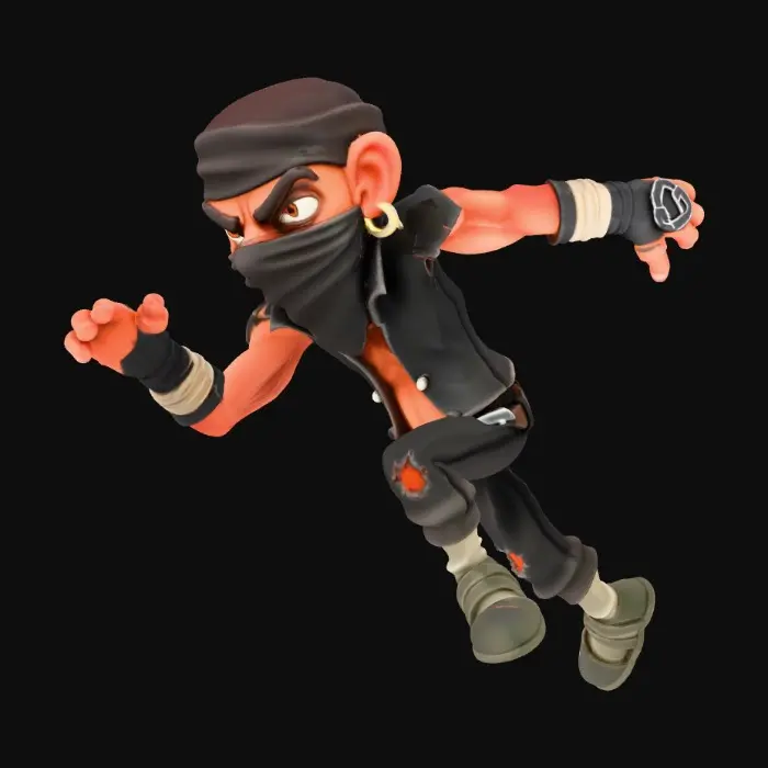 3D model for Stealth Bandit, #Halloween2025#