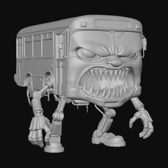 3D model for Rage Bus Monster