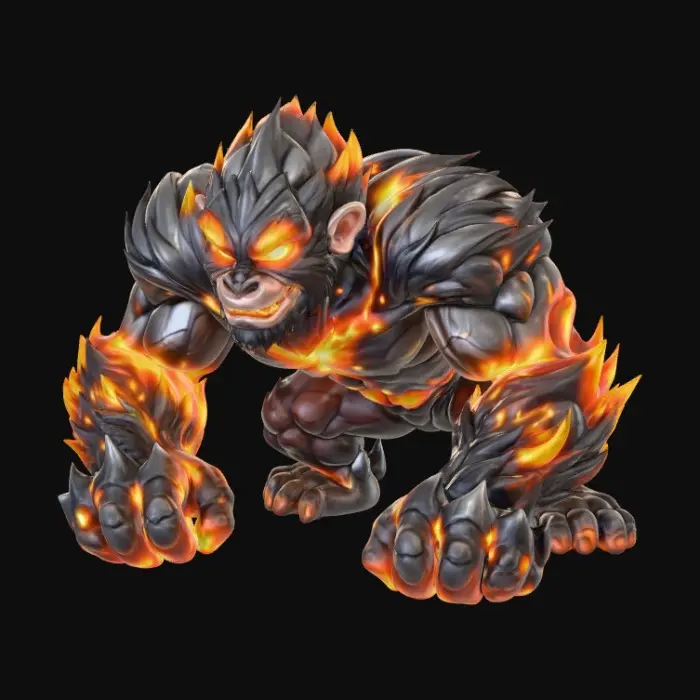 3D model for Inferno Gorilla