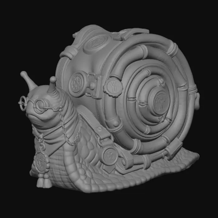 3D model for Clockwork Snail