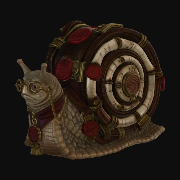 3D model for Clockwork Snail