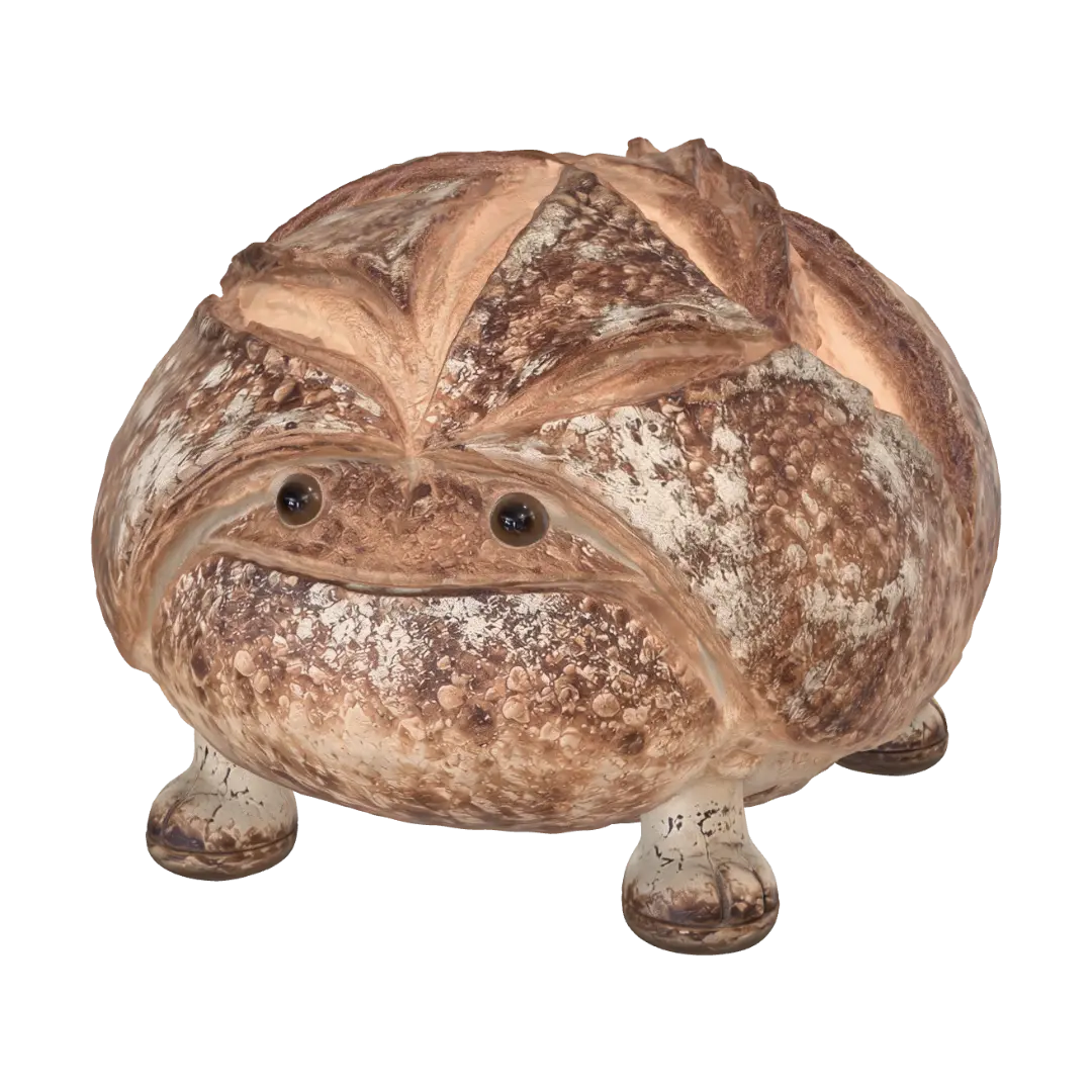 Cobb — The Bread Guardian - Hedgehog 3D model, vytvořený pomocí AI