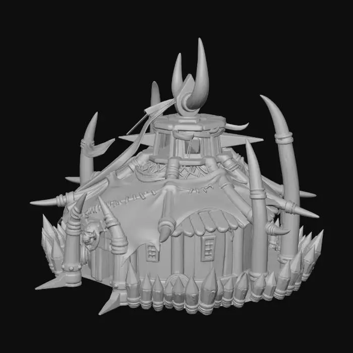 3D model for Warrior's Hut